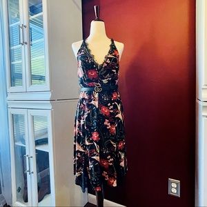 ***SOLD***Jessica Simpson Hummingbird Dress S EUC